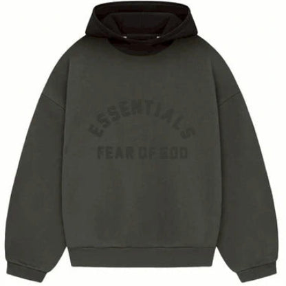 FOG – ESSENTIALS Nylon Fleece Hoodie (INK/JET BLACK)