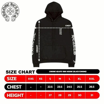 Chrome Hearts 1988 Hoodie (BLACK/CHROME)