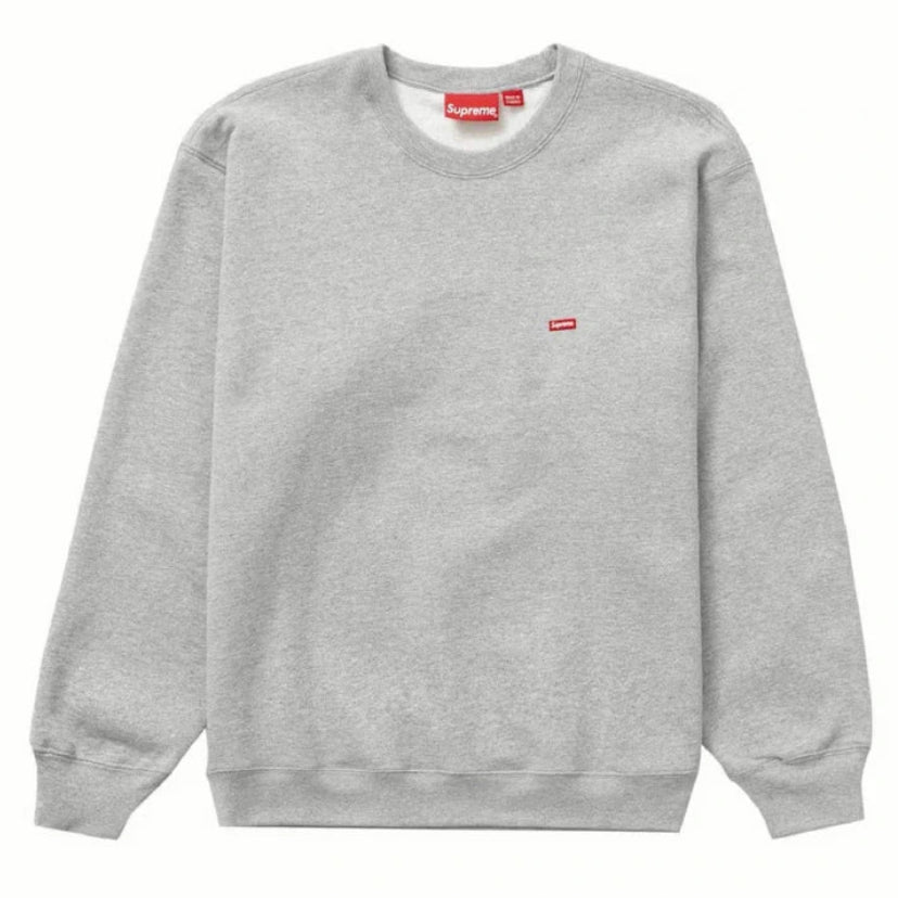 Supreme Small Box Pique Crewneck (GREY)