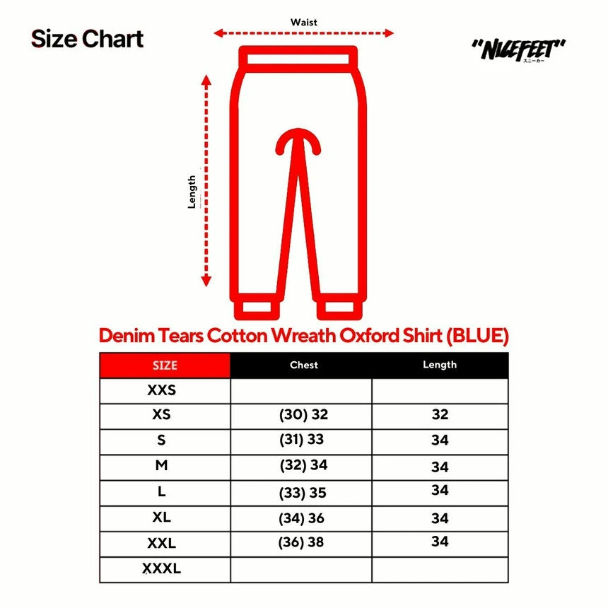 Denim Tears Straight Cotton Wreath Denim Pant (SELVEDGE)