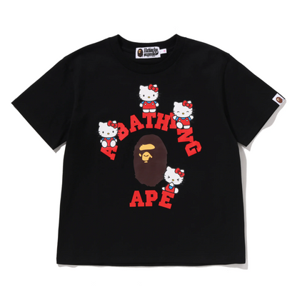 BAPE x Hello Kitty College Mini Tee (BLACK)