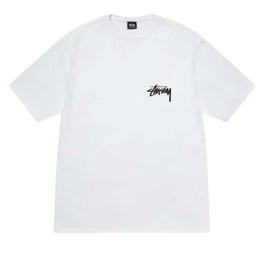 Stussy Tee Burning Stock （白色）