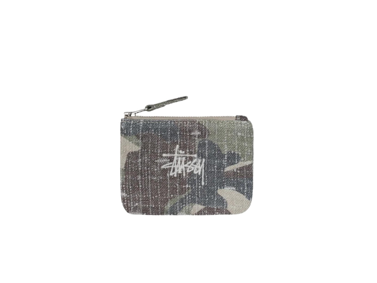 Stussy 针刺迷彩零钱包