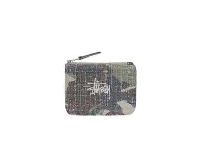 Stussy 针刺迷彩零钱包