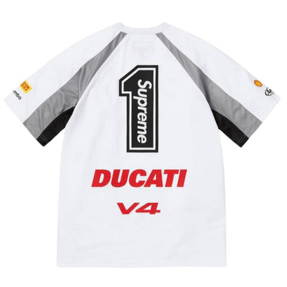 Supreme Ducati Soccer Jersey (WHITE)