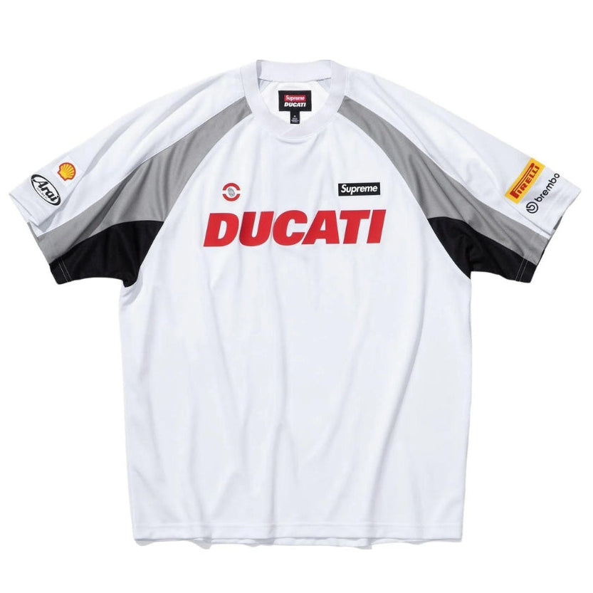 Supreme Ducati Soccer Jersey (WHITE)
