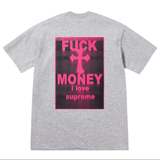 Supreme Fuck Money Tee (HEATHER GREY)