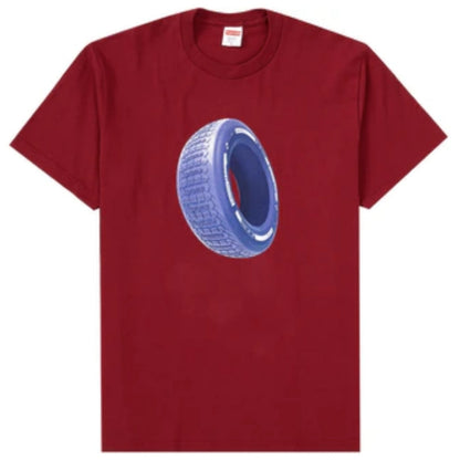 Supreme Tire Tee (CARDINAL)