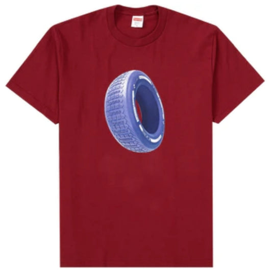 Supreme Tire Tee (CARDINAL)