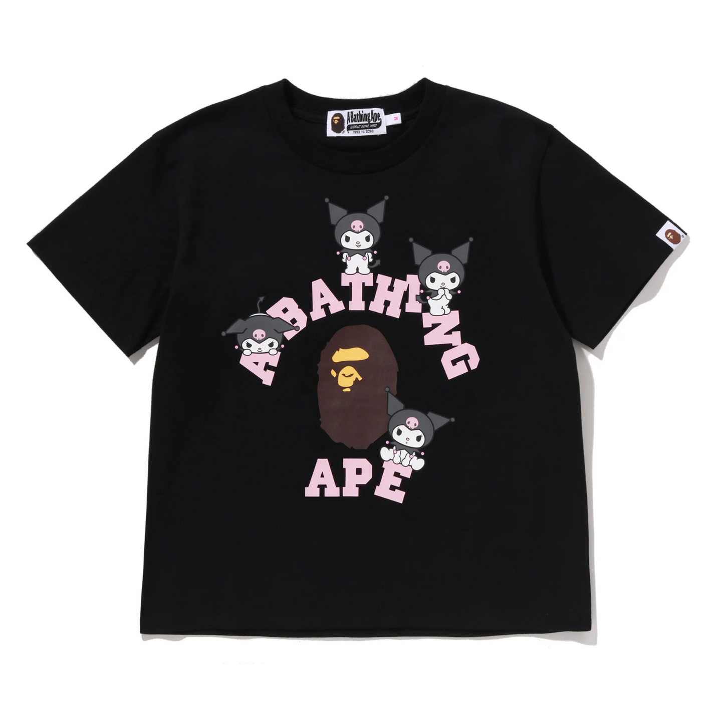 BAPE x Kuromi College Mini Tee (BLACK)