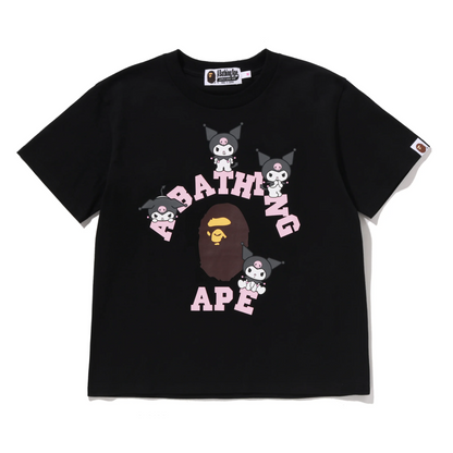 BAPE x Kuromi College Mini Tee (BLACK)