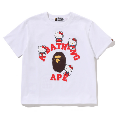 BAPE x Hello Kitty College Mini Tee (WHITE)