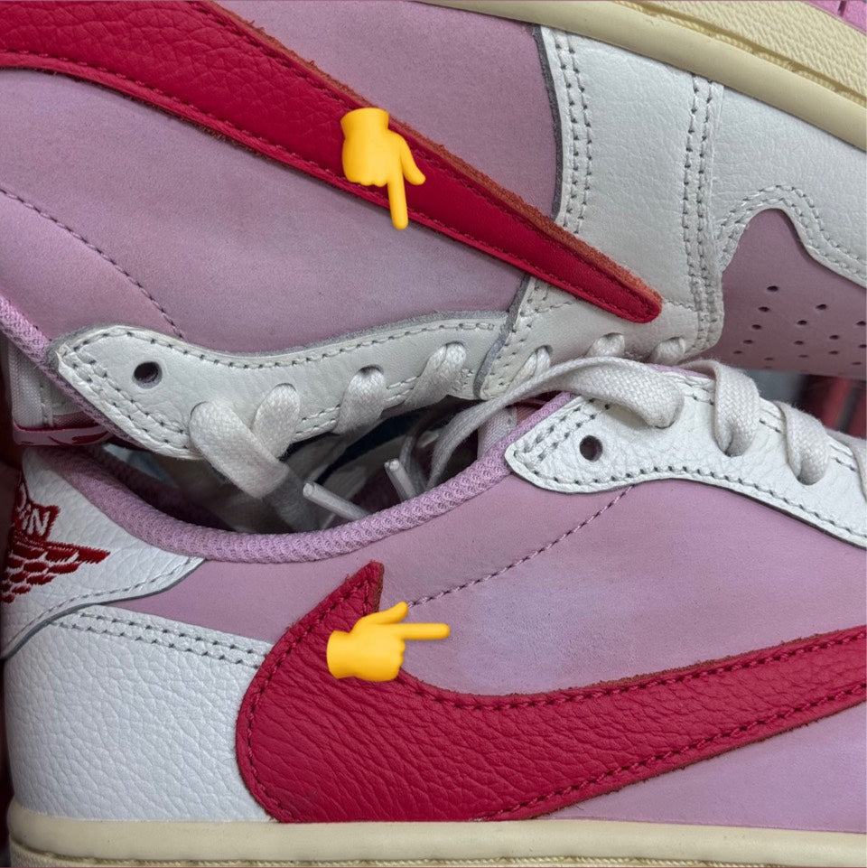 Nike Jordan 1 Retro Low OG SP x Travis Scott Tropical Pink